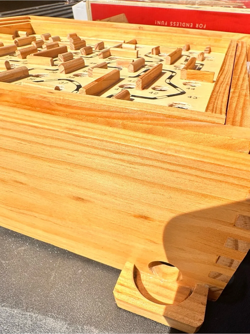 Vintage Pavilion Labyrinth Wooden Maze Puzzle-BOARD ONLY